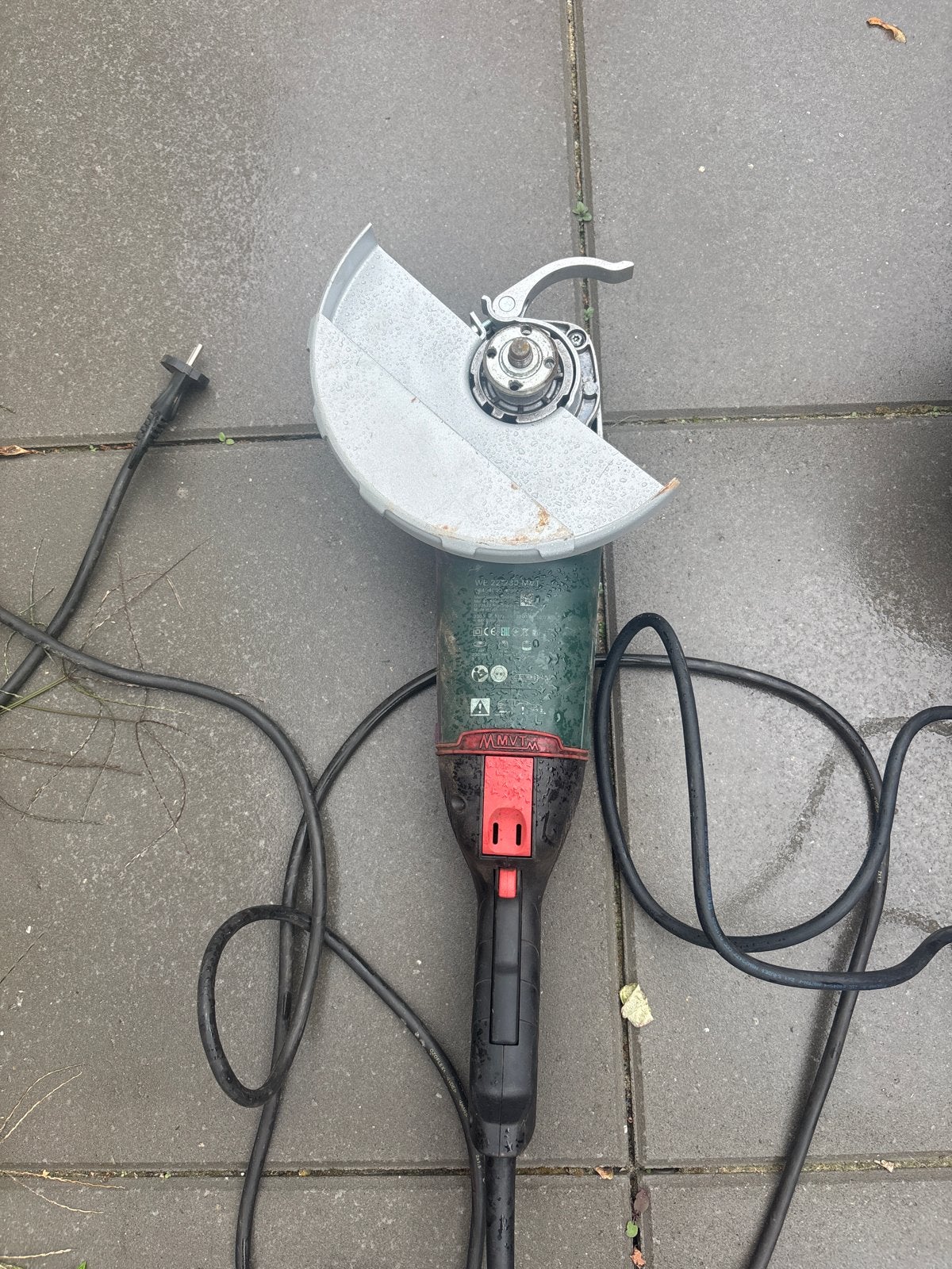 Metabo WE 22-230 MVT Haakse Slijper 2x, Doe-het-zelf en Verbouw, Ophalen of Verzenden, Gebruikt, 1000 watt of meer, Haakse handslijpmachine