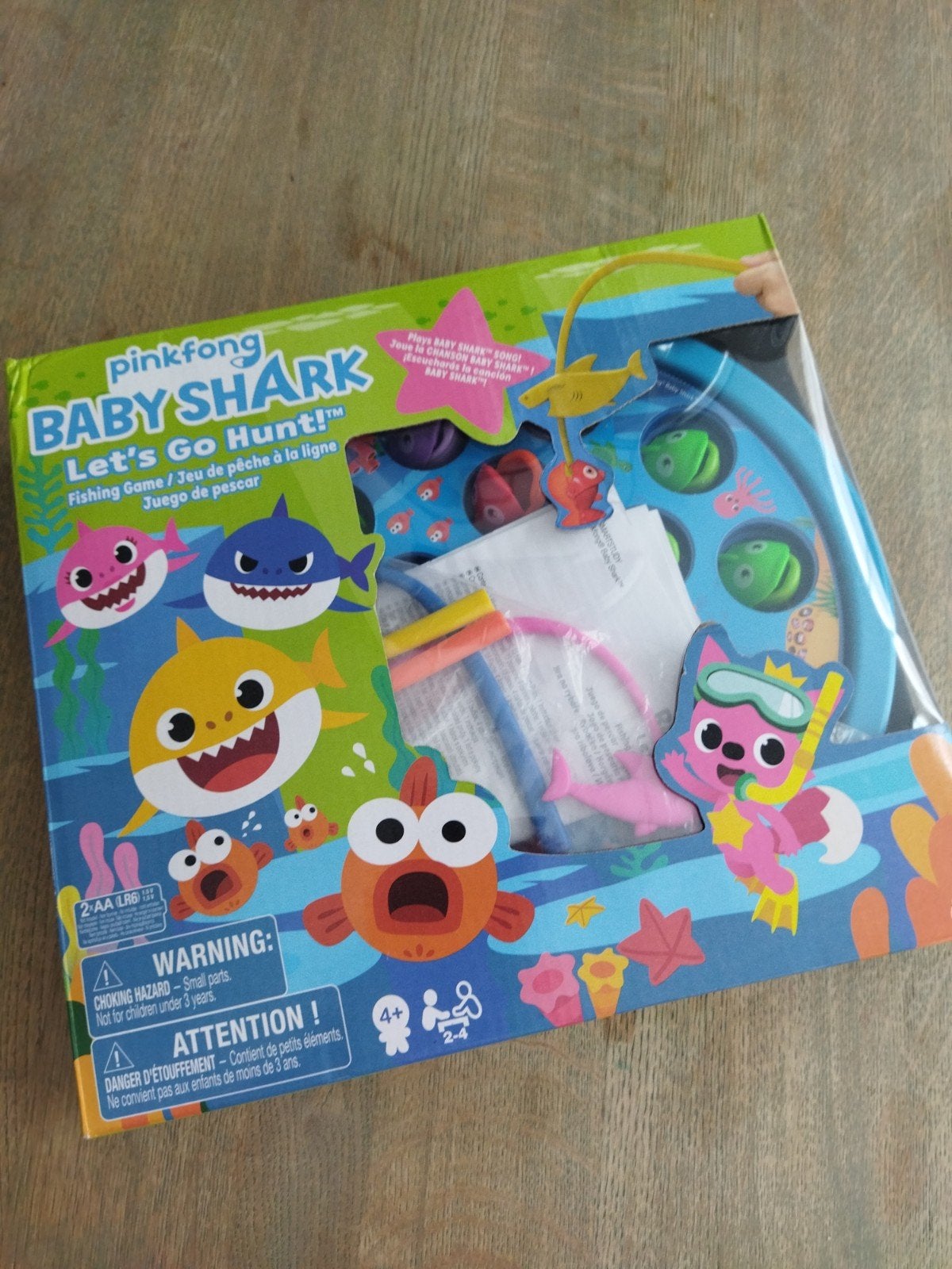 Pinkfong Baby Shark Let's Go Hunt! Visspeelgoed, Ophalen of Verzenden, Zo goed als nieuw, Overige typen, Met geluid