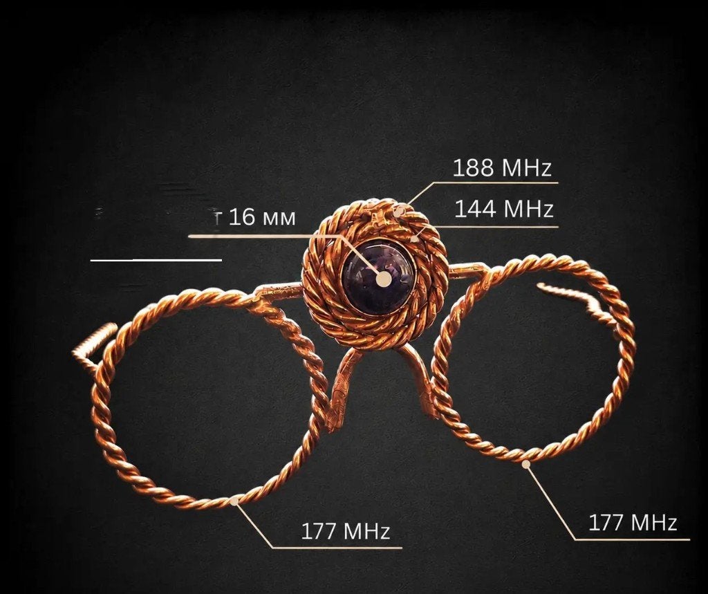 Tensor Ring Glasses with Amethyst (144/177/188 MHz), Ophalen of Verzenden, Nieuw