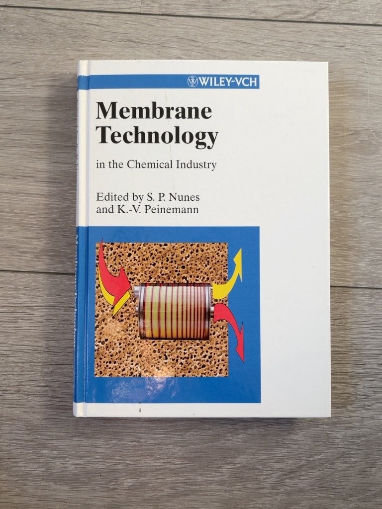 Membrane Technology in the Chemical Industry, Ophalen of Verzenden, Overige onderwerpen, S.P. Nunes & K.-V. Peinemann, Zo goed als nieuw