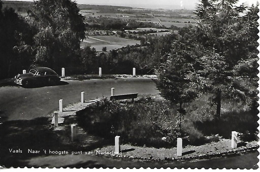 Vaals- -Naar 't hoogste punt van Nederland., Verzenden, 1940 tot 1960, Gelopen, Limburg