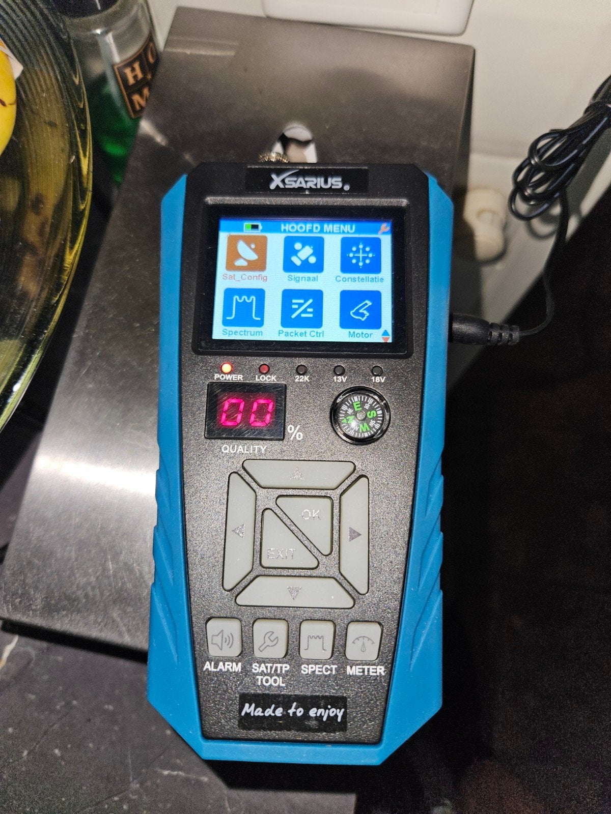 XSARIUS Satmeter Easy Pro Ultra Satellietmeter, Ophalen of Verzenden, Zo goed als nieuw, (Schotel)antenne-accessoires, Overige merken