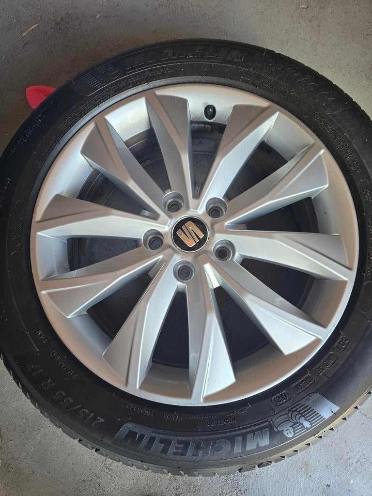 Nieuwe Velgen en Banden - Michelin 215/55 R17, Auto-onderdelen, Banden en Velgen, 215 mm, Banden en Velgen, Nieuw, 17 inch