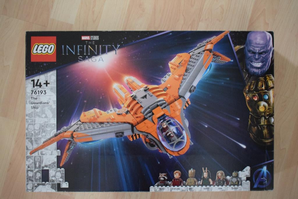 Lego 76193 MarvelAvengers Het schip van de guardians, Lego, Ophalen of Verzenden, Zo goed als nieuw, Compleet