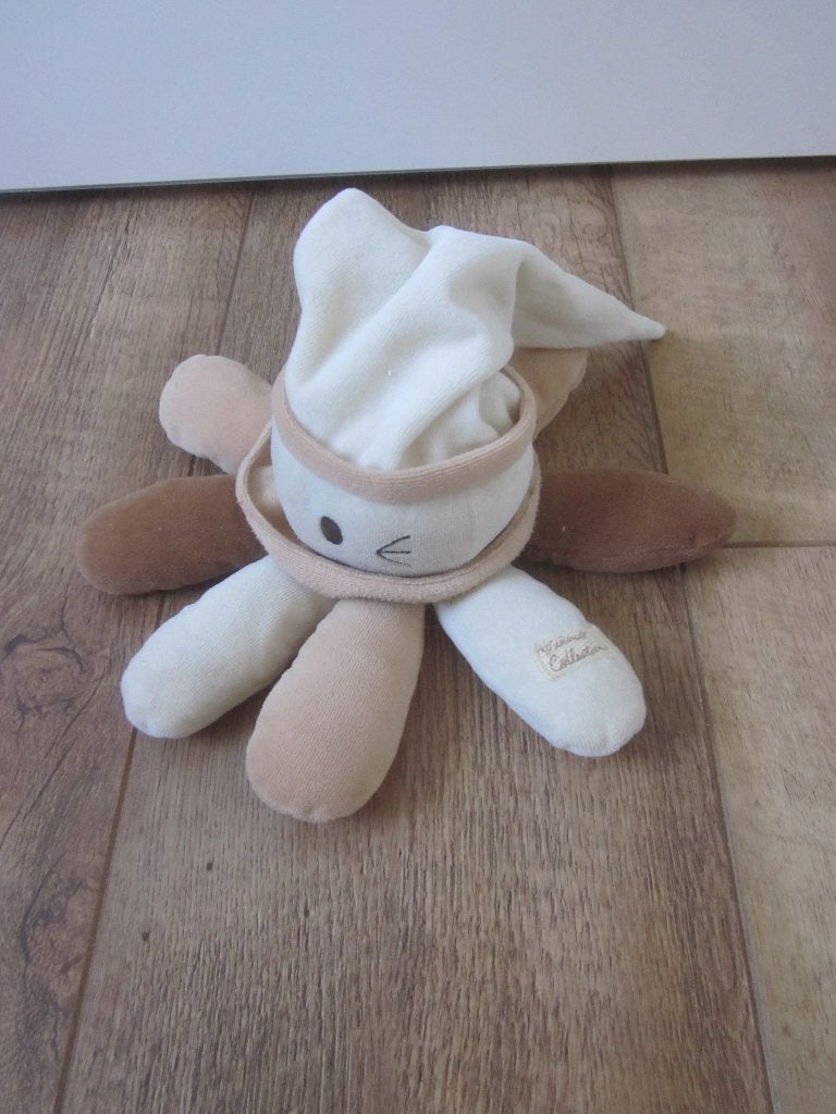 Tiamo Collection bruin-beige activiteiten octopus inktvis, Kinderen en Baby's, Speelgoed | Knuffels en Pluche, Overige karakters