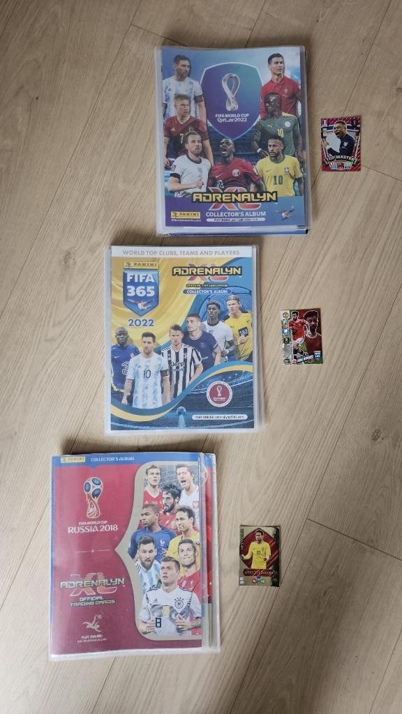 FIFA Andrenalyn 3 albums + losse kaarten, Ophalen of Verzenden, Zo goed als nieuw, Boek of Catalogus