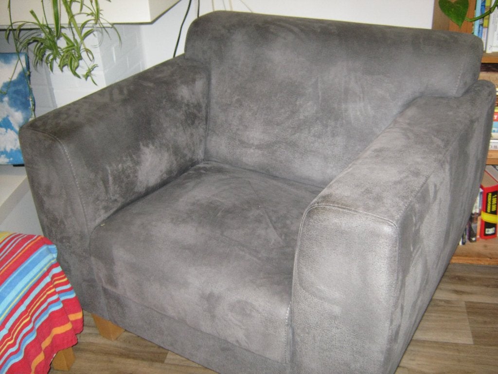 Grijze kubus stoelen, Ophalen, Gebruikt, Twee, Stof