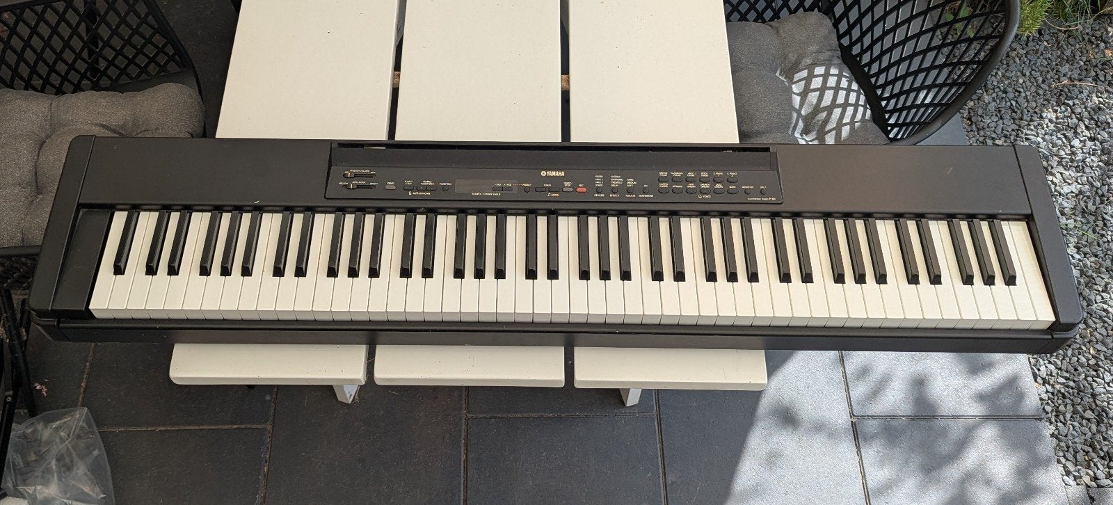 Yamaha P-80 Digitaal Piano LEES OMSCHRIJVING, Ophalen, Gebruikt, 88 toetsen, Yamaha