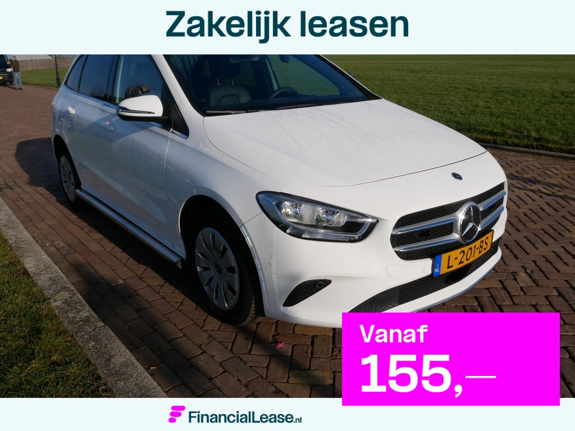 Mercedes-Benz B-klasse 200d AUT. AC CAMERA 2021 * EX POLICE, Stof, Gebruikt, 4 cilinders, 150 pk
