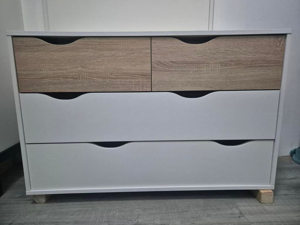 Ladekast 2x, Ophalen, 50 tot 100 cm, 3 of 4 laden, Minder dan 100 cm
