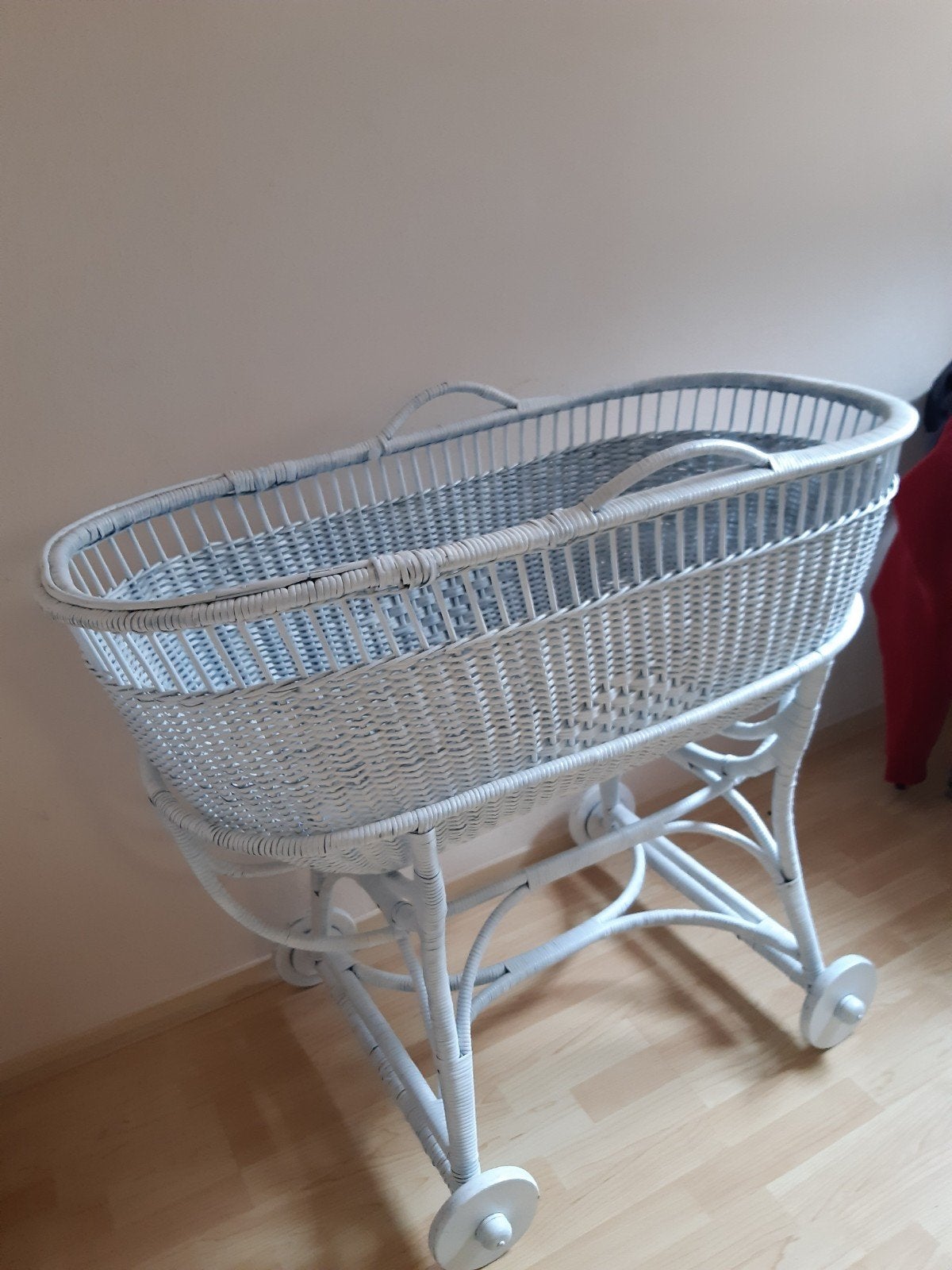 rotan wieg vintage Verrijdbaar, Ophalen, Gebruikt, Wieg