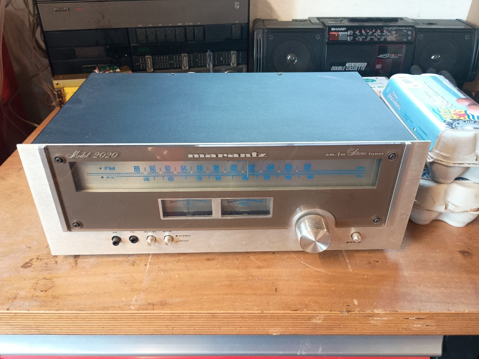Marantz 2020 AM/FM Stereo Tuner, Audio, Tv en Foto, Tuners, Ophalen, Gebruikt, Analoog
