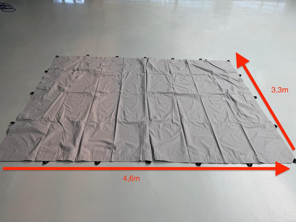 OUTLET DEAL! Stretchtent HQ8 3,3x4,6m Grijs – Nieuw, Tuin en Terras, Partytenten, Ophalen, Opvouwbaar, Overige typen, Nieuw