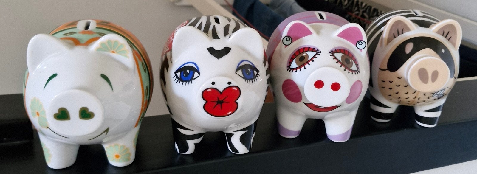 originele Ritzenhoff Mini Piggy Bank spaarvarkens, Ophalen of Verzenden, Gebruikt, Steen, Aardewerk of Keramiek, Dier