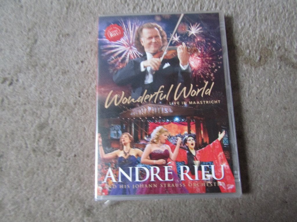 DVD: Andre Rieu - Wonderful world live in Maastricht GESEALD, Cd's en Dvd's, Alle leeftijden, Concert, Nieuw in verpakking, Ophalen of Verzenden