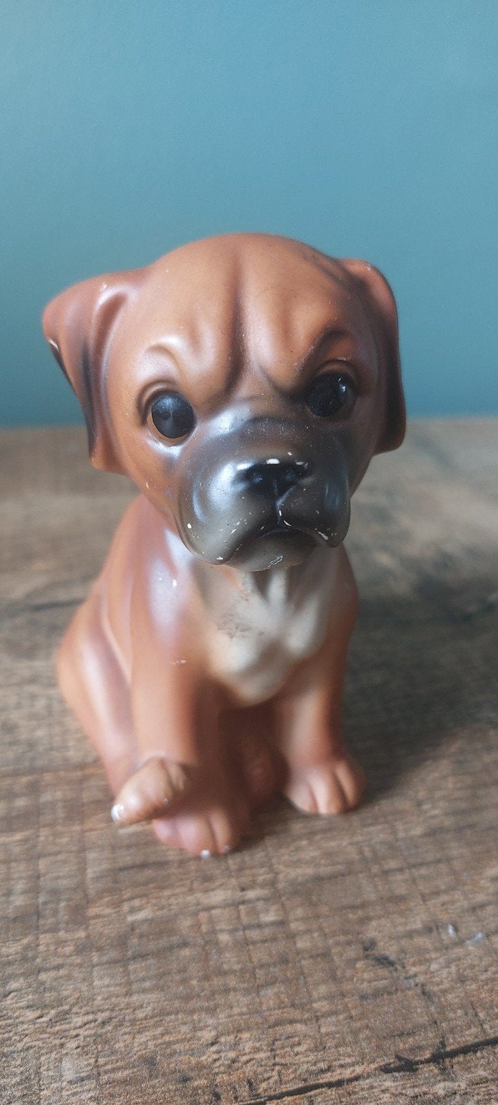 Vintage Boxer Hond Beeldje - Keramiek, Ophalen of Verzenden, Gebruikt, Dier