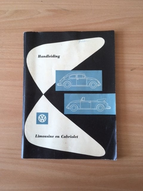 Volkswagen Kever Handleiding Limousine en Cabriolet 1960  NL, Ophalen of Verzenden