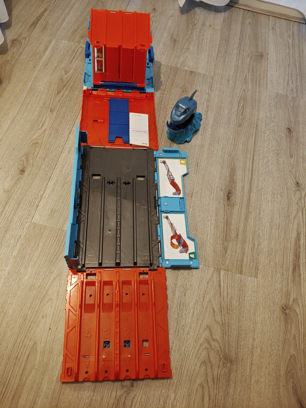 Hot Wheels Track Builder Racebaan met 3 Stuntuitdagingen, Ophalen of Verzenden
