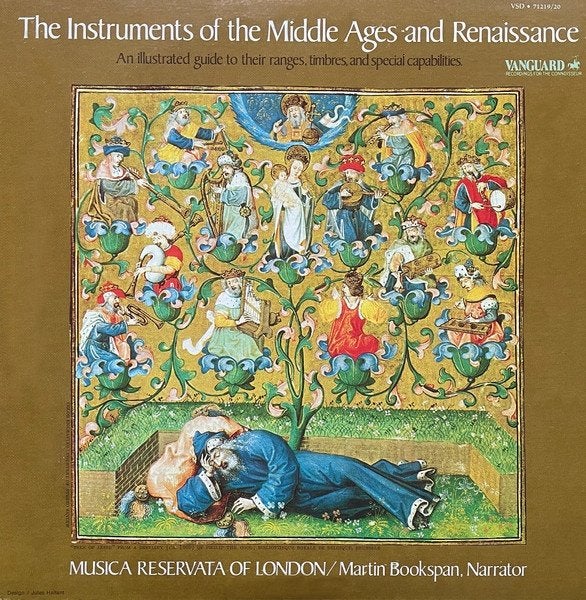 The Instruments Middle Ages &Renaissance-Musica Reservata LP, Cd's en Dvd's, Vinyl | Klassiek, Ophalen, Gebruikt, Overige formaten