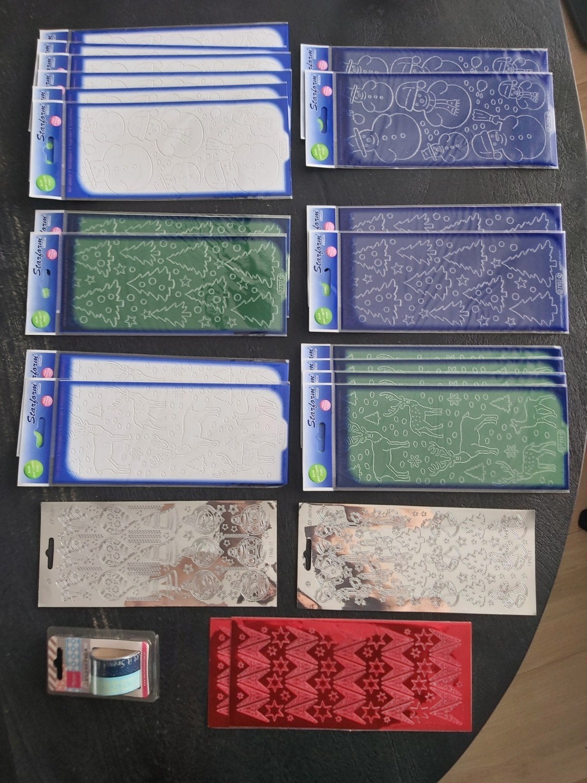 Grote partij Starform stickers en kerststickers, Ophalen of Verzenden, Nieuw, Meerdere stickers