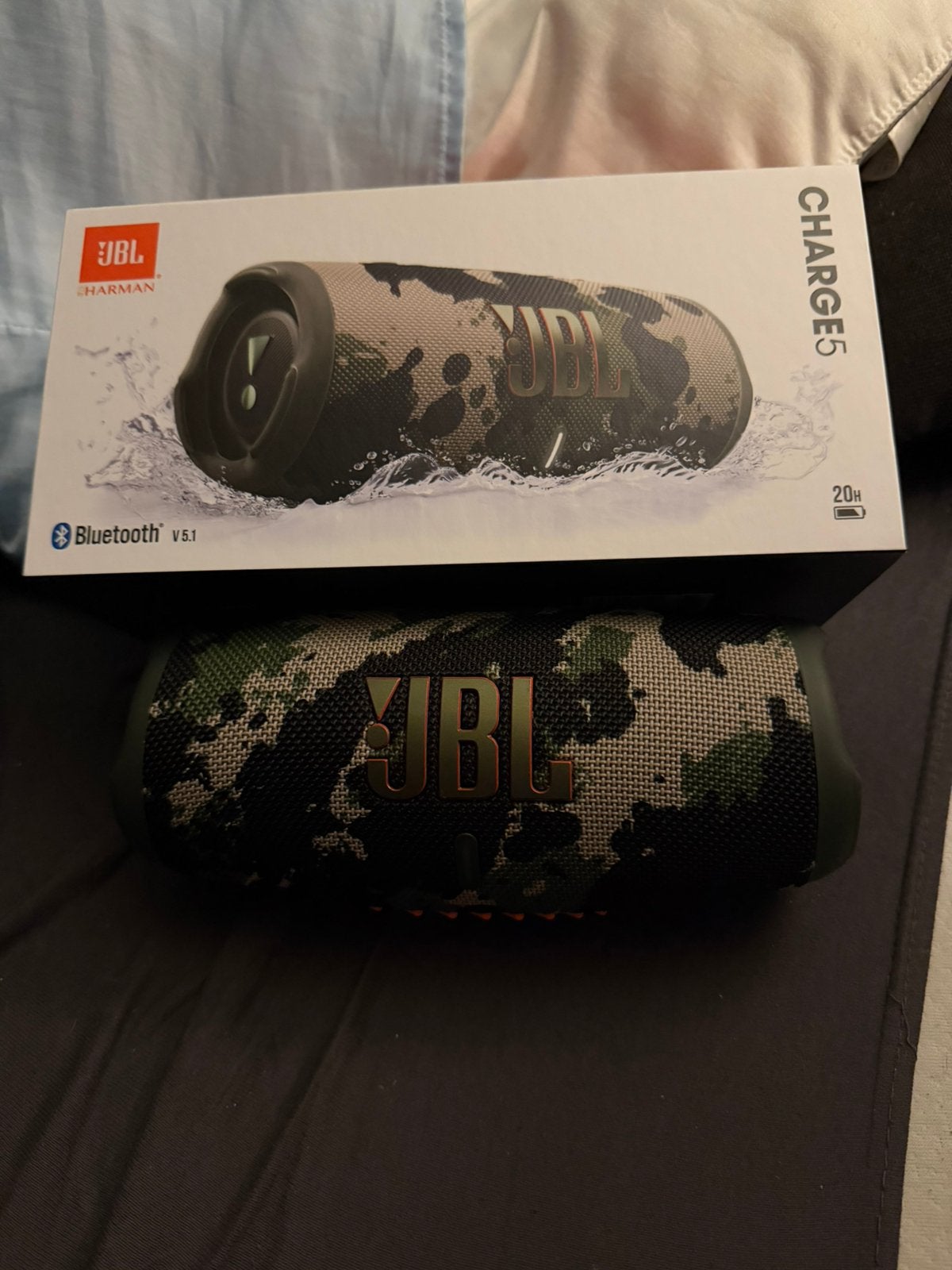 JBL charge 5 camouflage, Gebruikt, JBL, Party speaker, Ophalen of Verzenden