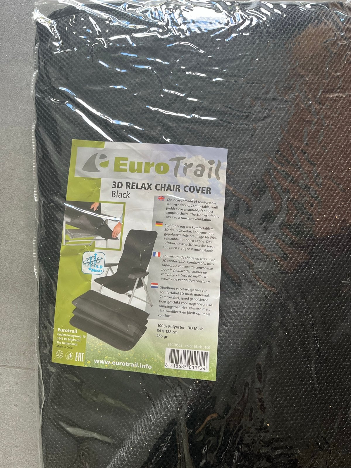 5 maal Euro Trail Zwarte 3D Relax Chair - Zo goed als nieuw, Ophalen of Verzenden, Zo goed als nieuw