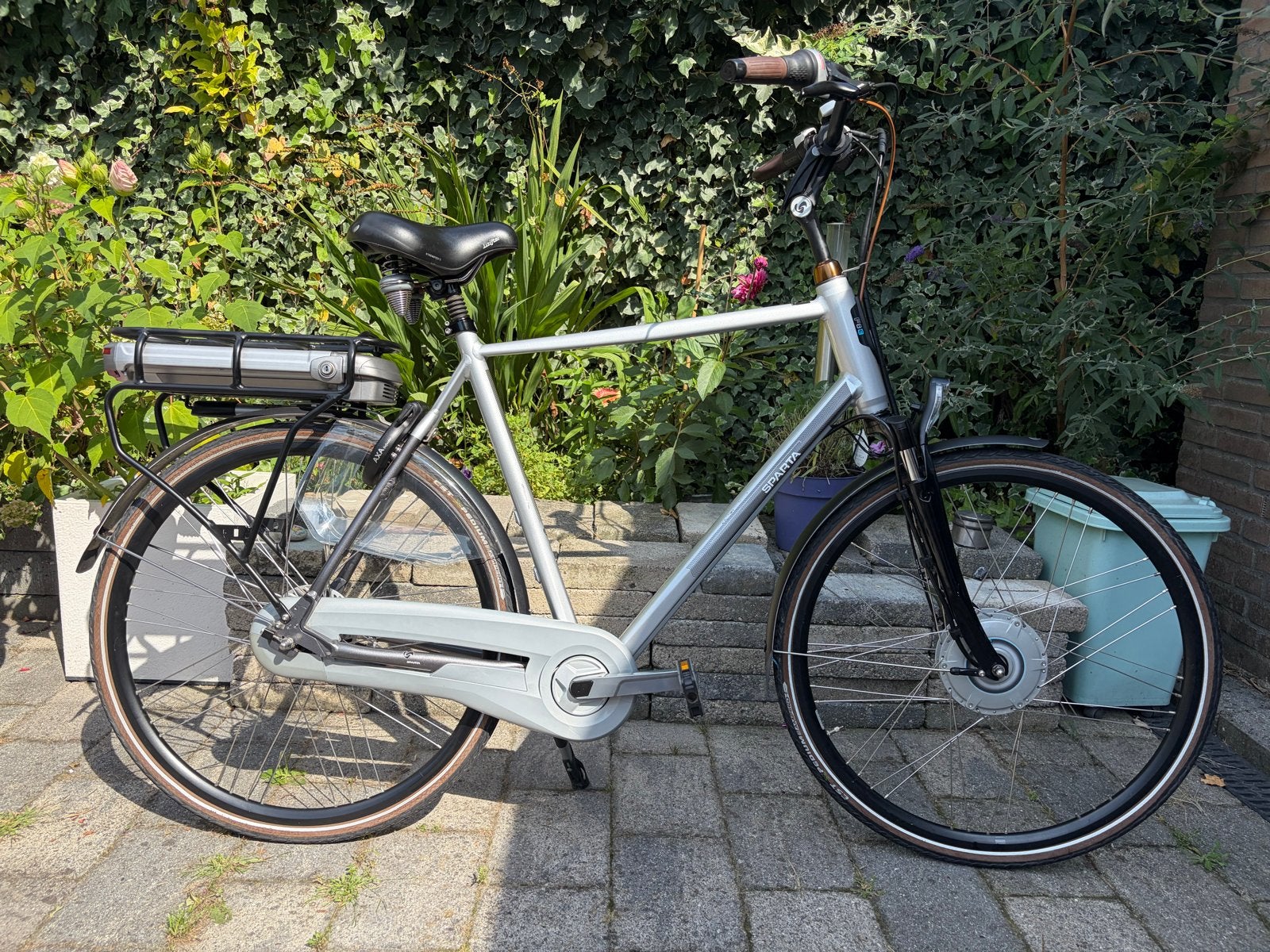 Sparta F8E elektrische fiets heren- 61 cm, 8 versnellingen, 59 cm of meer, Ophalen, Gebruikt, Sparta