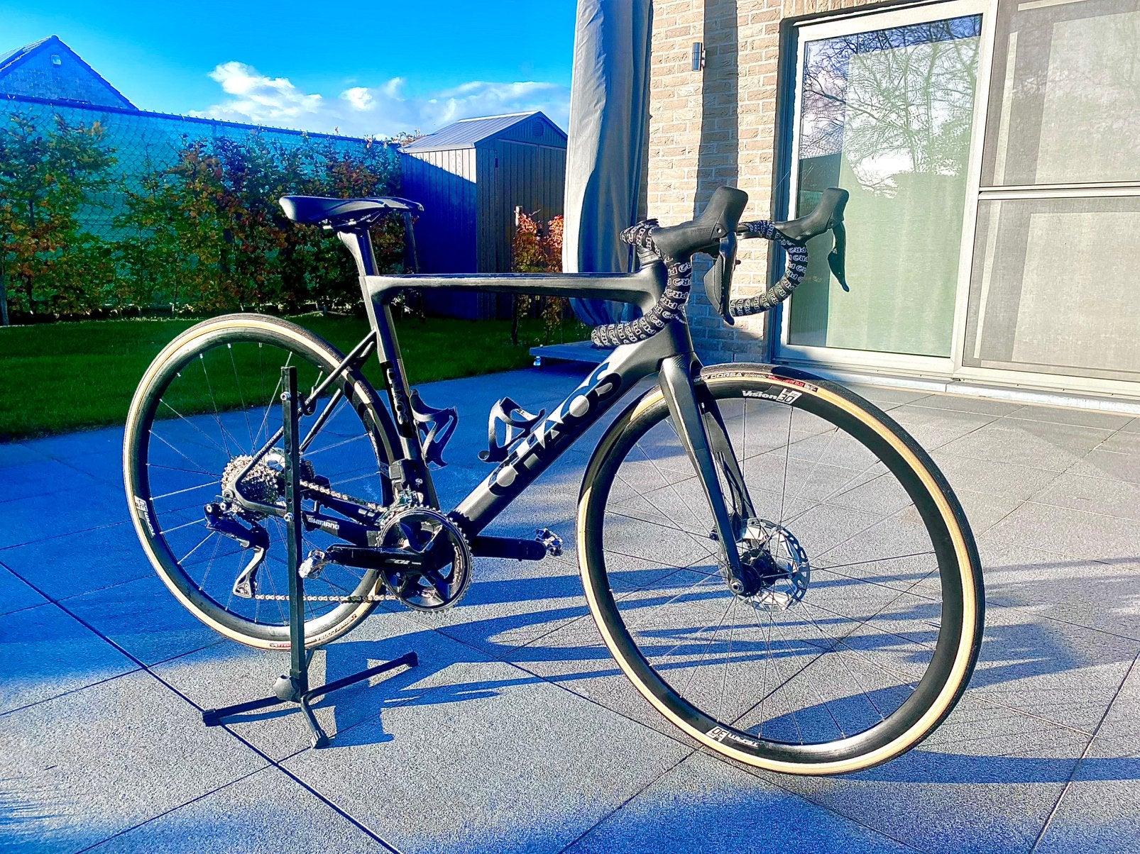 105 di2 12speed carbon racefiets maat medium, Carbon, Zo goed als nieuw, Meer dan 20 versnellingen, 53 tot 57 cm
