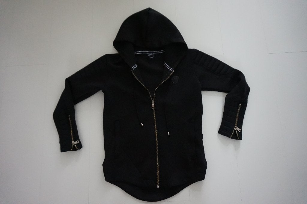 Gabbiano hoodie vest jas trui zwart net jongensvest maat 140, Trui of Vest, Gabbiano, Ophalen of Verzenden, Zo goed als nieuw