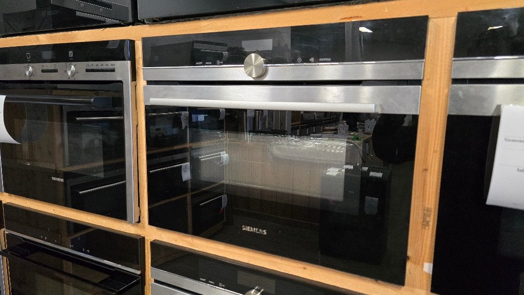 Siemens inbouw combi-oven CM633GBS1, Witgoed en Apparatuur, Ovens, Refurbished, Inbouw, Combi-oven, Siemens, 45 tot 50 cm, 45 tot 60 cm