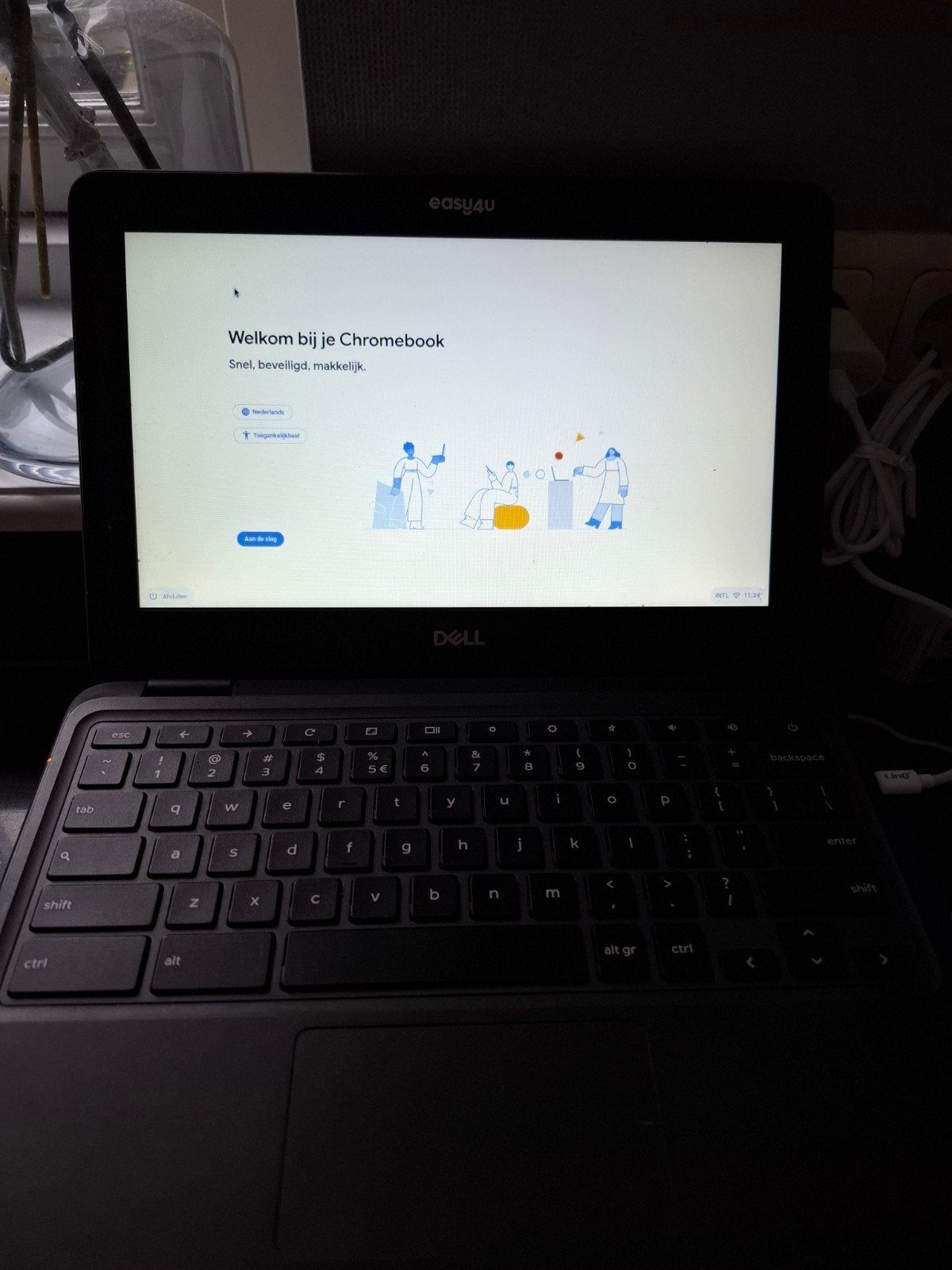 Dell Chromebook 3100 - Zo goed als nieuw, Computers en Software, 4 GB of minder, Qwerty, Verzenden, Zo goed als nieuw