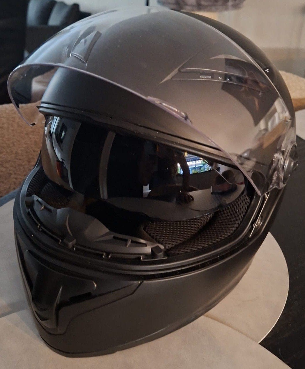 Scooter integraal helm zwart Vito Helmets nieuw maat M, Ophalen, Nieuw, Medium, Vito