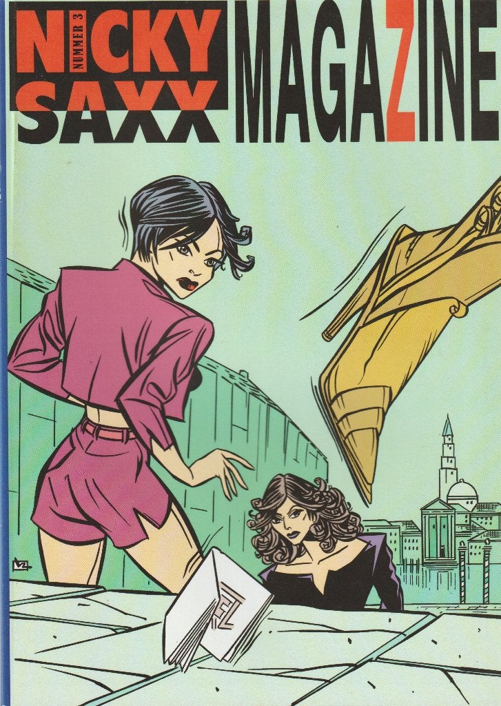 Nicky Saxx Magazine deel 3 t/m 6, Meerdere stripboeken, Ophalen of Verzenden, Zo goed als nieuw