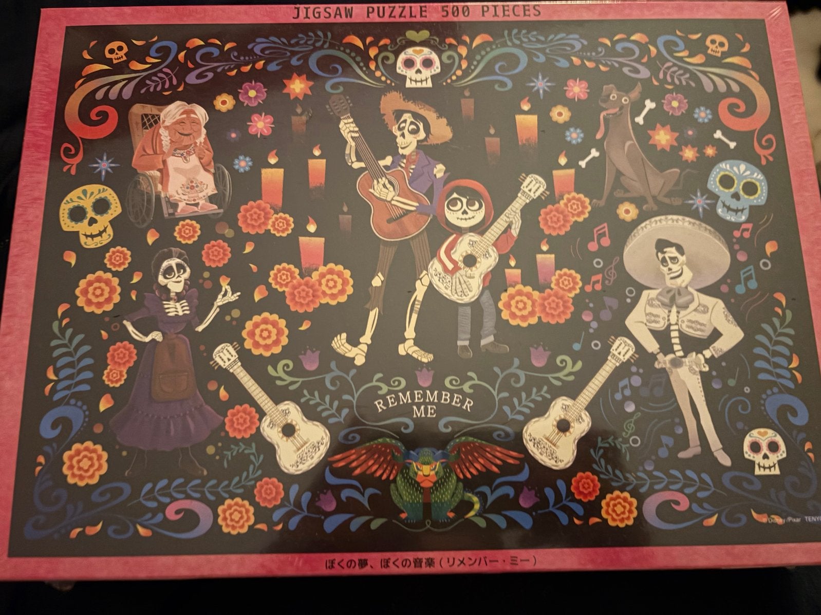 Tenyo Disney Pixar Coco Remember Me 500 Stukjes, Ophalen of Verzenden, Nieuw