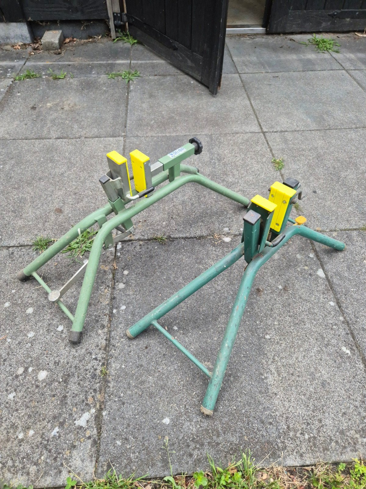 Set van twee deurklemmen, Doe-het-zelf en Verbouw, Ophalen of Verzenden, Gebruikt