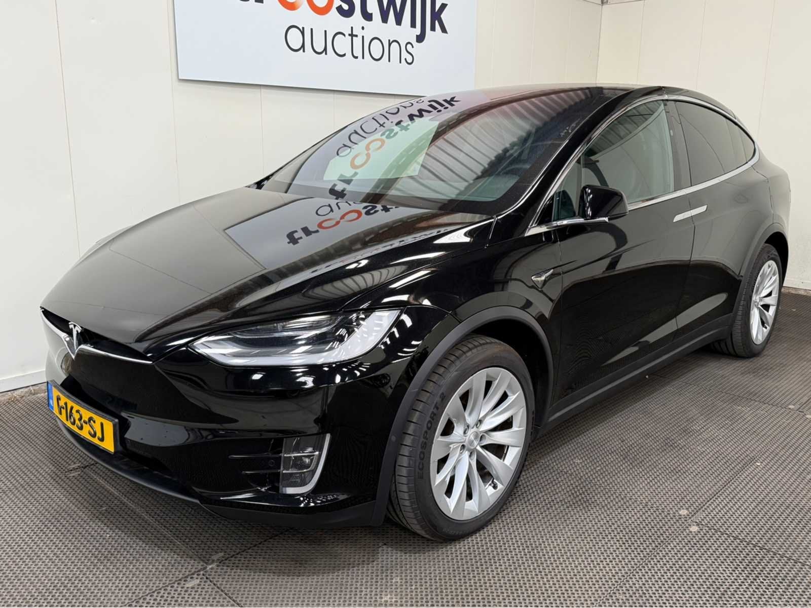 Tesla - Model X - Long Range 6p. - Personenauto - 2019, Auto's, Tesla, Automaat, Model X, 38 min, Zwart