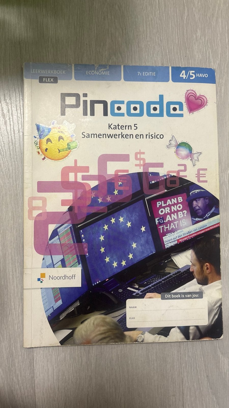 Pincode Economie 4/5 HAVO Leerwerkboek Flex, Boeken, Schoolboeken, Ophalen of Verzenden, Gelezen, HAVO, Economie