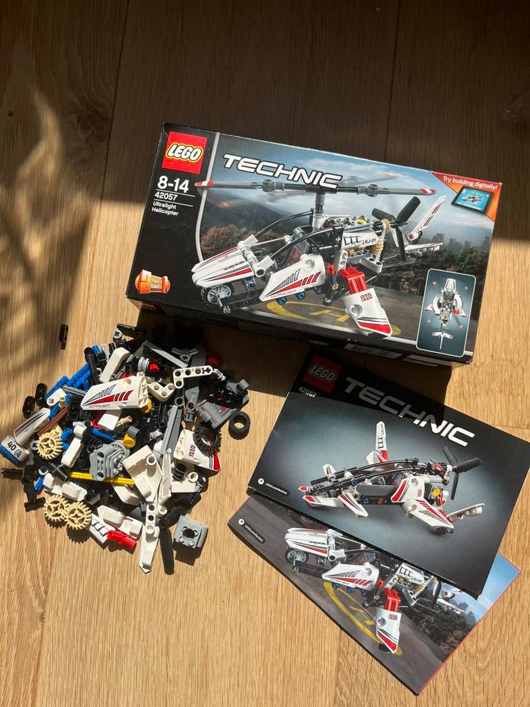 Lego technic 42057 2in1 set, Lego, Compleet, Ophalen of Verzenden, Zo goed als nieuw