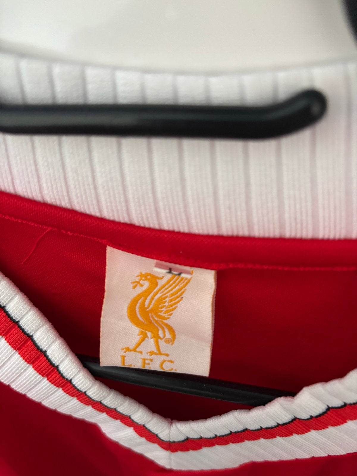 Liverpool FC Retro Thuisshirt Carlsberg, Kleding | Heren, Maat 52/54 (L), Ophalen of Verzenden, Zo goed als nieuw, Voetbal