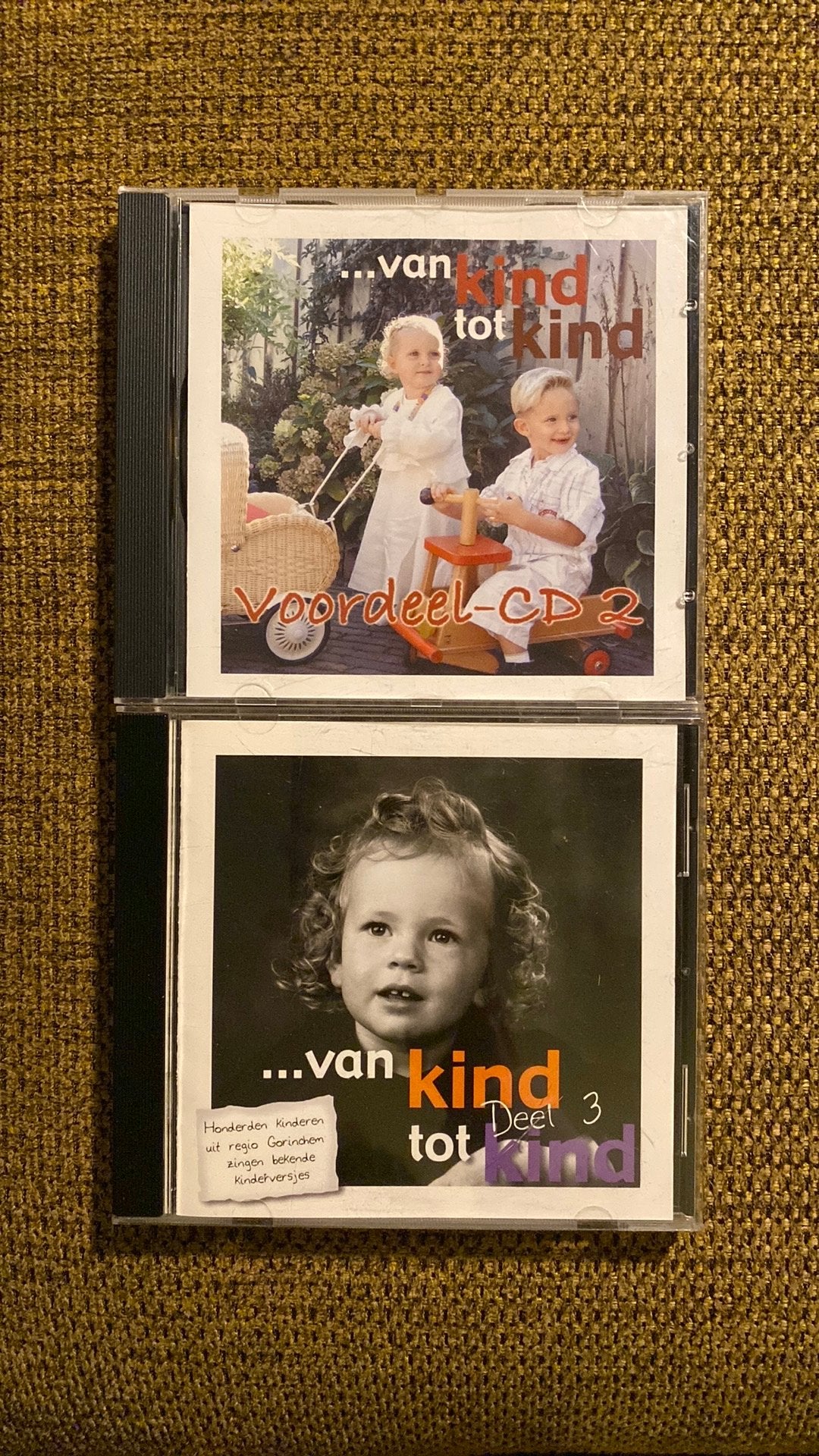 Van Kind tot Kind Voordeel-cd2 en cd3 - Chr.  Kinderliedjes, Cd's en Dvd's, Ophalen of Verzenden, Zo goed als nieuw, Muziek, Inclusief doosje