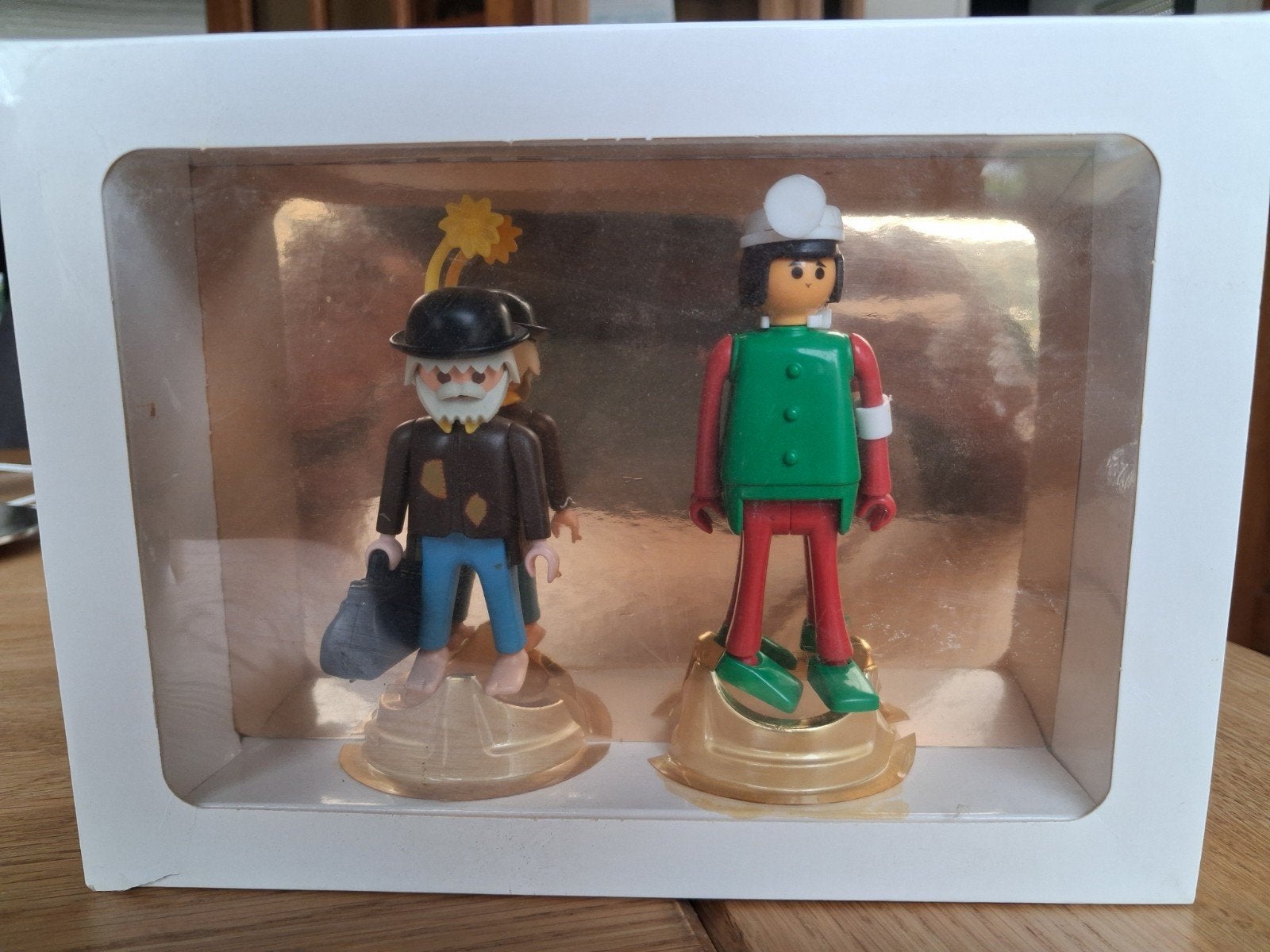 playmobil poppetjes in doosje, Ophalen of Verzenden, Beeldje of Figuurtje