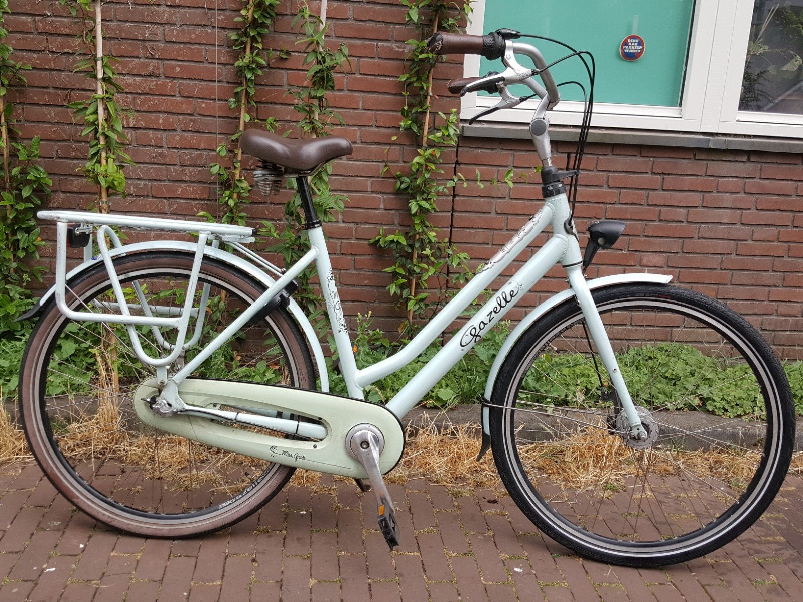 Gazelle Miss Grace licht groen, Fietsen en Brommers, Ophalen, 53 tot 56 cm, Versnellingen, Zo goed als nieuw