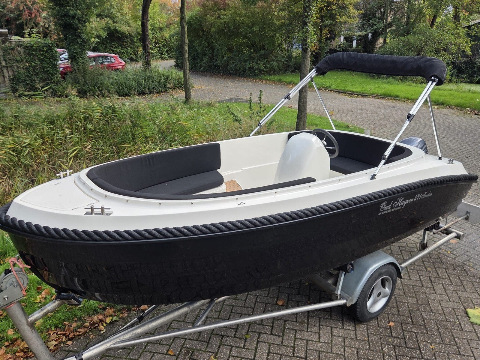 Prachtige Oudhuijzer 471 Sloep, 8 pk, Tender, 35 cm, Tot 1.00 meter