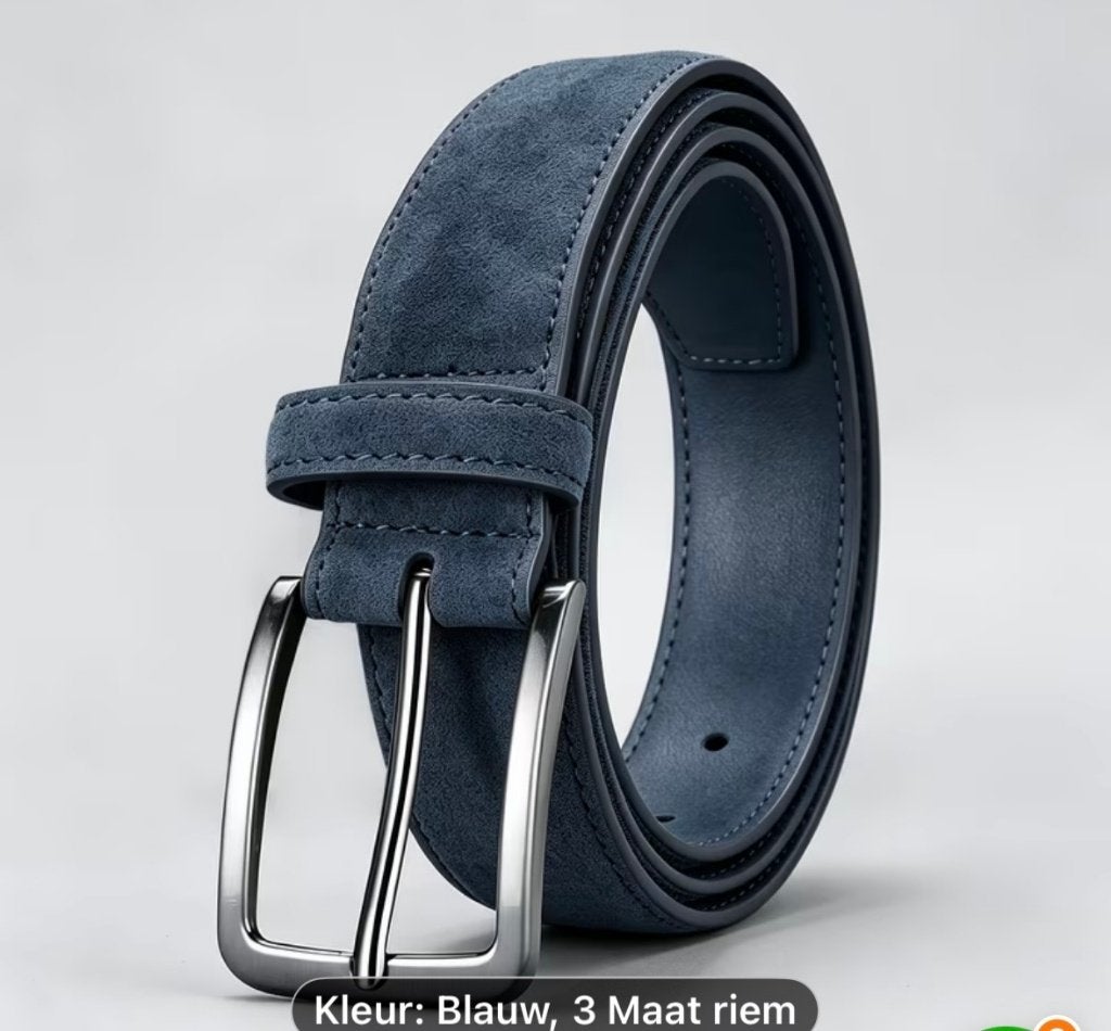 riem suede, Ophalen of Verzenden, Zo goed als nieuw, Zwart, 105 tot 115 cm