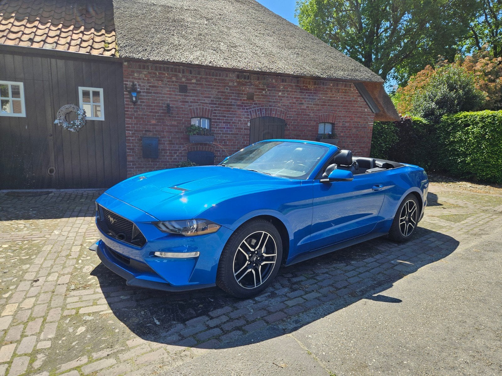 Ford mustang nieuw model 2.3 eco cabriolet nieuwst full opti, Auto's, Automaat, Achterwielaandrijving, 4 cilinders, Cabriolet