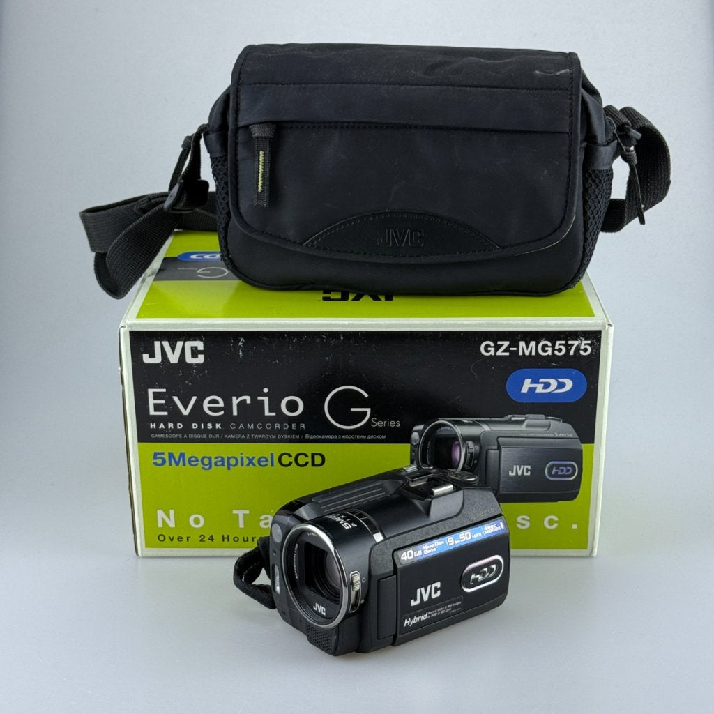 JVC Everio G Series GZ-MG575 Camcorder, JVC, Gebruikt, Support@jvc.com, JVCKENWOOD USA Corporation
500 Valley Road
Wayne, NJ 07470
USA
