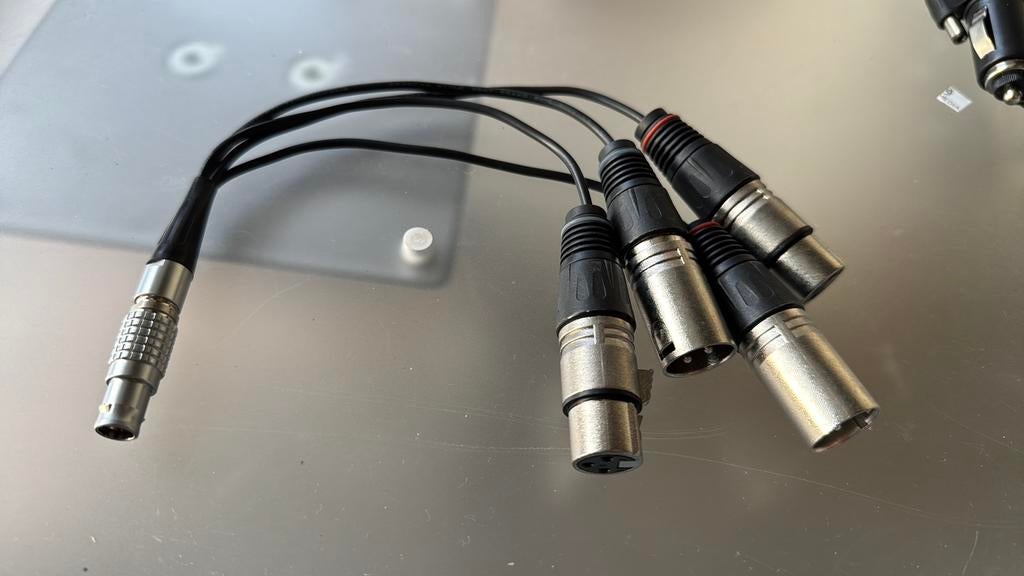 Atomos XLR Breakout kabel (in/out), Ophalen of Verzenden, Zo goed als nieuw, Minder dan 2 meter