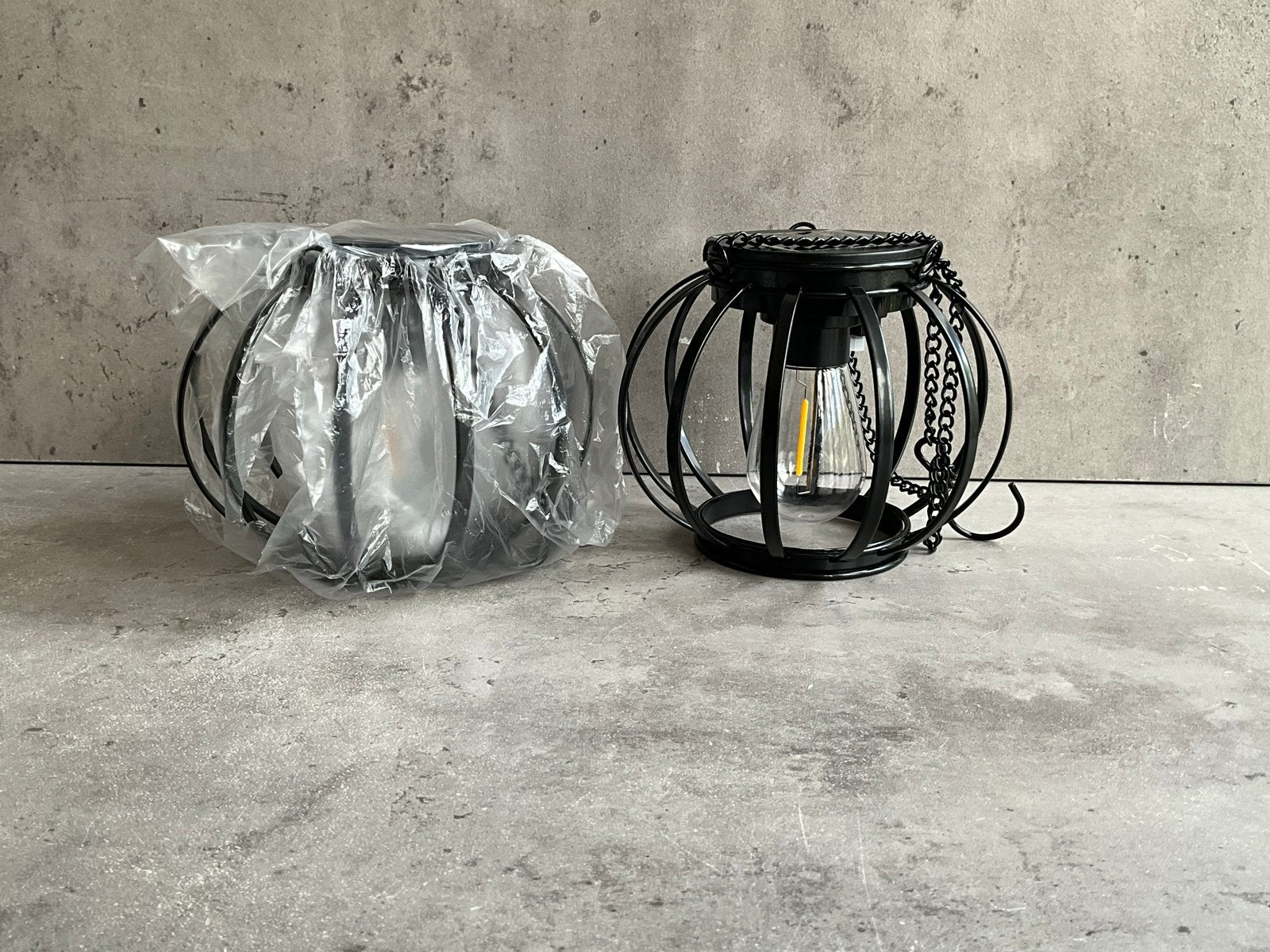 Set van 2 Solar Hanglampjes - Sfeervolle Tuinverlichting, Ophalen of Verzenden, Nieuw, Zonne-energie, Hanglamp