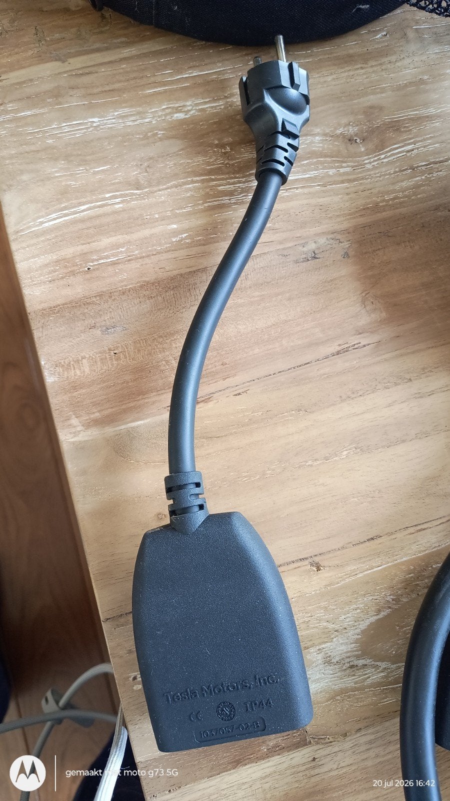 Tesla UMC Gen 2 Adapter - Schuko naar 7-pins, Auto diversen, Auto-accessoires, Ophalen of Verzenden