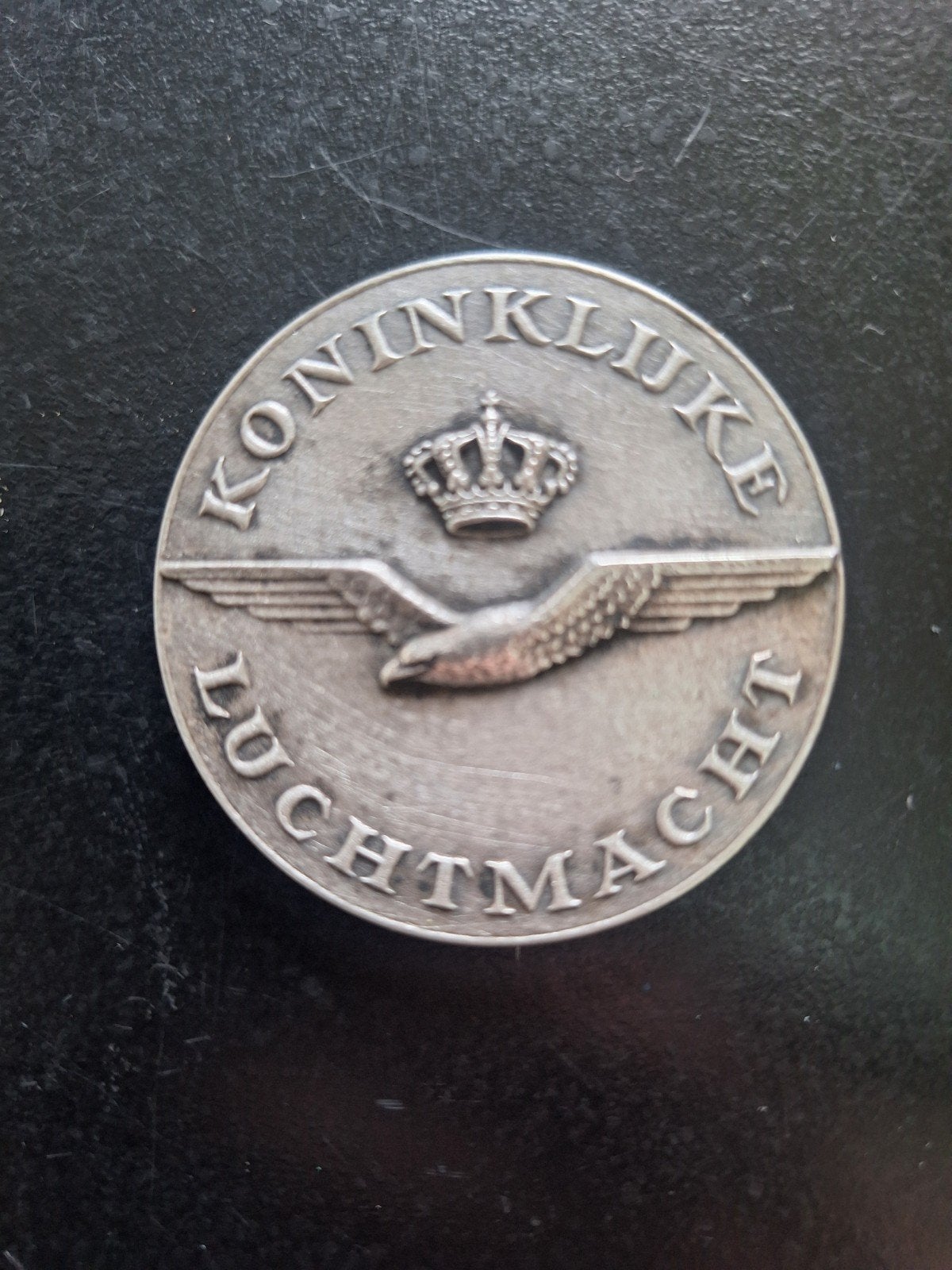Herdenkingspenning Koninklijke Luchtmacht 1913-1963, Ophalen of Verzenden, Zilver, Nederland
